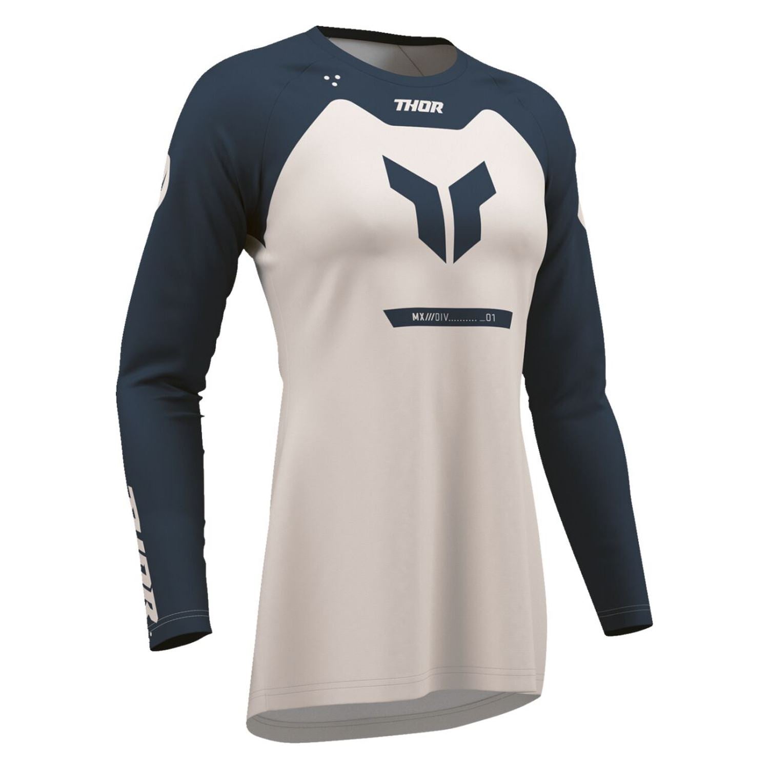 Thor 2026 Womens Ridemode Menace Midnight Grey MX Jersey